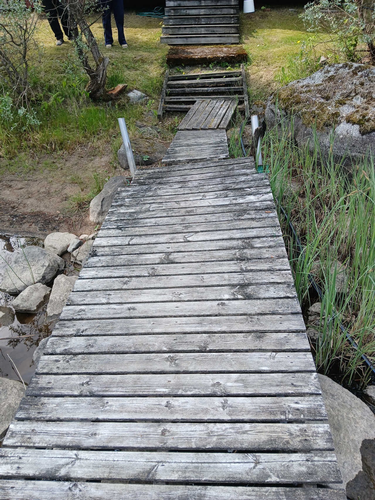 Vanha laituri laiturilta Vanha laituri laiturilta